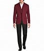 Murano Coordinating Slim Fit Solid Knit Suit Separates Jacket - Image 3