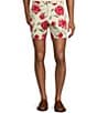 Murano Corsa Di Cavalli Derby Collection Rose Print 5.5#double; Inseam Shorts