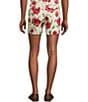 Murano Corsa Di Cavalli Derby Collection Rose Print 5.5#double; Inseam Shorts