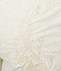 Murano Crocodile World Collection Lucas Fit Pleated Drawstring Embroidered Pants, Color:Eggshell - Image 4