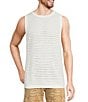 Murano Crocodile World Collection Open Weave Tank, Color:Cream - Image 1