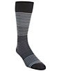 Murano Degrade Stripe Socks, Color:Navy - Image 1