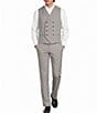 Murano Double Breasted Coordinating Glen Plaid Suit Separates Vest - Image 3