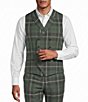 Murano Double Breasted Plaid Suit Separates Vest - Image 1
