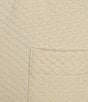 Murano Elastic Textured 5.5#double; Inseam Shorts, Color:Stone - Image 4