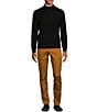 Color:Butterscotch - Image 3 - Evan Extra Slim Fit Flat Front Modern Chino Pants