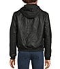 Murano Pebble Long Sleeve Bomber Jacket, Color:Black - Image 3