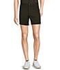 Murano Flat Front Performance 5.5#double; Inseam Shorts, Color:Green - Image 1