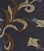 Murano Floral Pattern Crew Length Socks, Color:Denim - Image 2