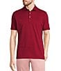 Murano From The Garden Collection Debossed Floral Print Short Sleeve Polo Shirt