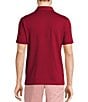 Murano From The Garden Collection Debossed Floral Print Short Sleeve Polo Shirt