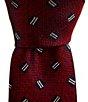 Murano George Boxes 3#double; Narrow Silk Tie, Color:Red - Image 1