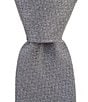 Color:Grey - Image 1 - Grain Non-Solid 2 3/4#double; Silk/Linen Woven Tie