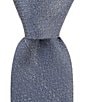 Color:Blue - Image 1 - Grain Non-Solid 2 3/4#double; Silk/Linen Woven Tie