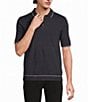 Murano Heritage Collection Snit Short Sleeve Zip Polo Shirt - Image 1