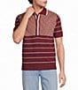 Murano Heritage Collection Striped Short Sleeve Polo Shirt - Image 1