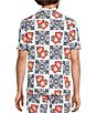 Murano Hibiscus Tile Coordinating Cabana Camp Top - Image 2