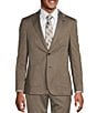 Murano In the Ferns Collection Slim Fit Herringbone Suit Separates Jacket, Color:Brown - Image 1