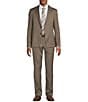 Murano In the Ferns Collection Slim Fit Herringbone Suit Separates Jacket, Color:Brown - Image 3