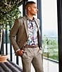 Murano In the Ferns Collection Slim Fit Herringbone Suit Separates Jacket, Color:Brown - Image 6