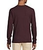 Murano In the Ferns Collection Slim Fit Textured Long Sleeve T-Shirt, Color:Dark Purple - Image 2