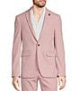 Color:Fuchsia - Image 1 - Jewels of Jaipur Collection Slim Fit Textured Suit Separates Jacket