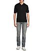 Murano Knit Solid Short Sleeve Polo Shirt - Image 3