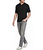 Murano Knit Solid Short Sleeve Polo Shirt - Image 3