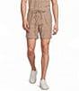 Murano Linen Drawstring 5.5#double; Inseam Shorts - Image 1