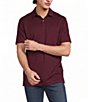 Murano Liquid Luxury Athletic Fit Solid Interlock Short Sleeve Polo Shirt - Image 5