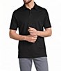 Murano Liquid Luxury Athletic Fit Solid Interlock Short Sleeve Polo Shirt - Image 1