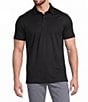 Murano Liquid Luxury Athletic Fit Solid Interlock Short Sleeve Polo Shirt - Image 6