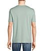 Color:Balsam Green - Image 2 - Liquid Luxury Classic Fit Short Sleeve V-Neck T-Shirt