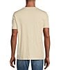 Color:Stone - Image 2 - Liquid Luxury Classic Fit Short Sleeve V-Neck T-Shirt