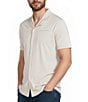Murano Liquid Luxury Interlock Coat Front Short Sleeve Woven Shirt - Image 5