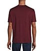 Color:Burgundy - Image 2 - Liquid Luxury Interlock Short Sleeve T-shirt