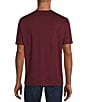 Color:Burgundy - Image 2 - Liquid Luxury Interlock Short Sleeve T-Shirt