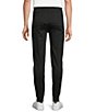 Murano Liquid Luxury Lucas Fit Solid Pintuck Jogger Pants, Color:Black - Image 2