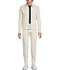 Murano Liquid Luxury Lucas Fit Solid Pintuck Jogger Pants - Image 3