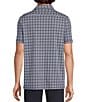 Murano Liquid Luxury Printed Interlock Coat Front Short Sleeve Woven Shirt - Image 6