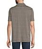 Murano Liquid Luxury Printed Interlock Coat Front Short Sleeve Woven Shirt - Image 2