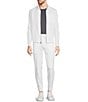 Color:White - Image 3 - Liquid Luxury Slim Fit Full Zip Shirt Jacket