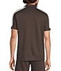 Murano Coordinating Liquid Luxury Slim Fit Neoprene Short Sleeve Button Front Shirt - Image 6
