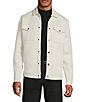 Murano Liquid Luxury Slim Fit Neoprene Trucker Jacket - Image 6