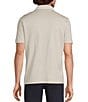 Murano Liquid Luxury Slim Fit Quarter-Zip Solid Short Sleeve Polo Shirt - Image 2
