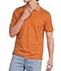 Murano Liquid Luxury Slim Fit Quarter-Zip Solid Short Sleeve Polo Shirt - Image 1
