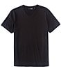Color:Black - Image 1 - Liquid Luxury Slim-Fit Short-Sleeve V-Neck T-Shirt