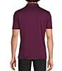 Murano Liquid Luxury Slim Fit Solid Interlock Short Sleeve Polo Shirt - Image 4