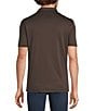 Murano Liquid Luxury Slim Fit Solid Interlock Short Sleeve Polo Shirt - Image 6