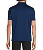 Murano Liquid Luxury Slim Fit Solid Interlock Short Sleeve Polo Shirt - Image 2